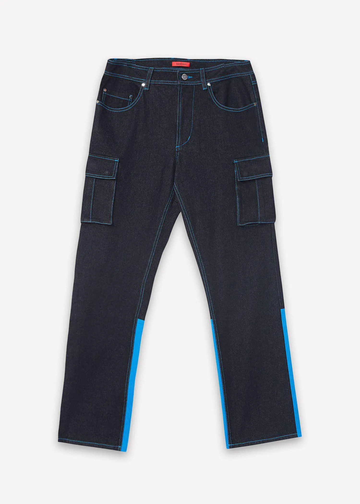 Blank State Men's Cargo Denim in Black/Blue