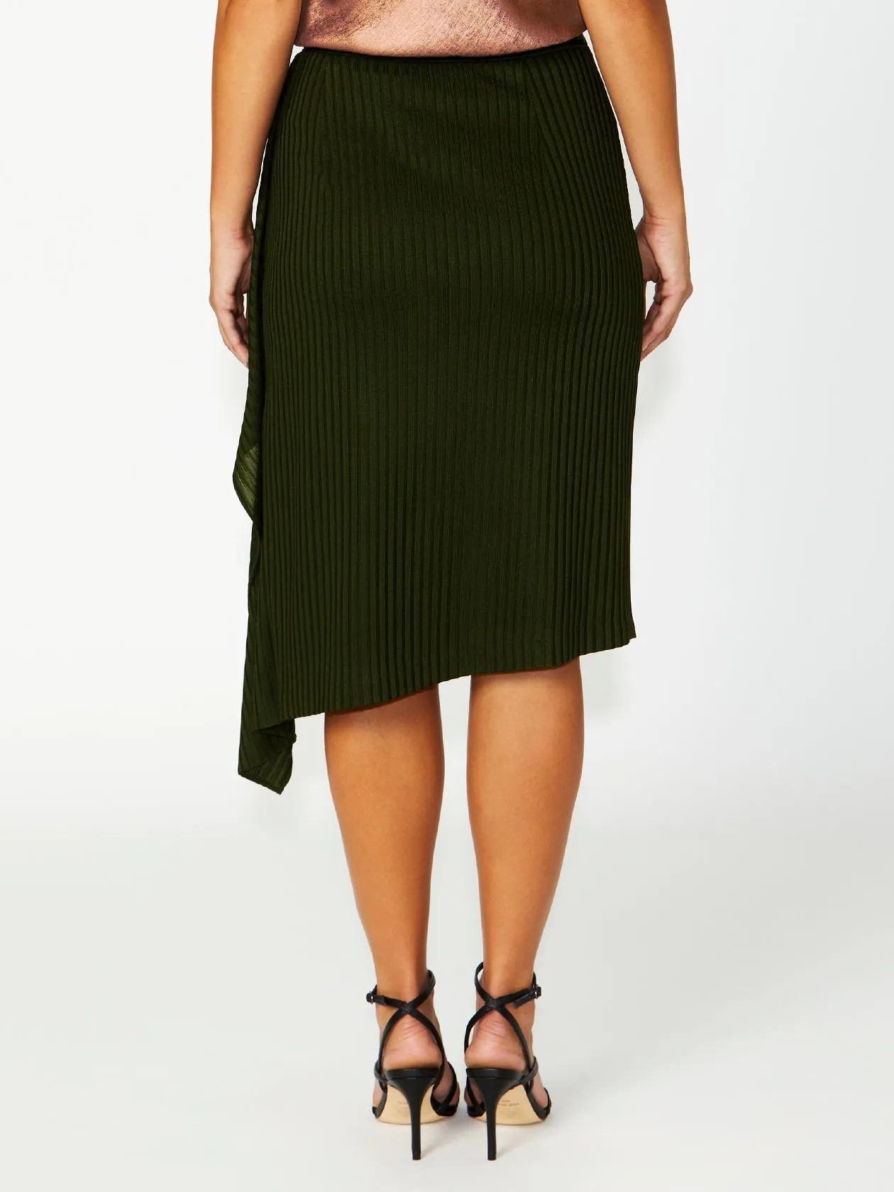 Lisa Olive Knit Skirt