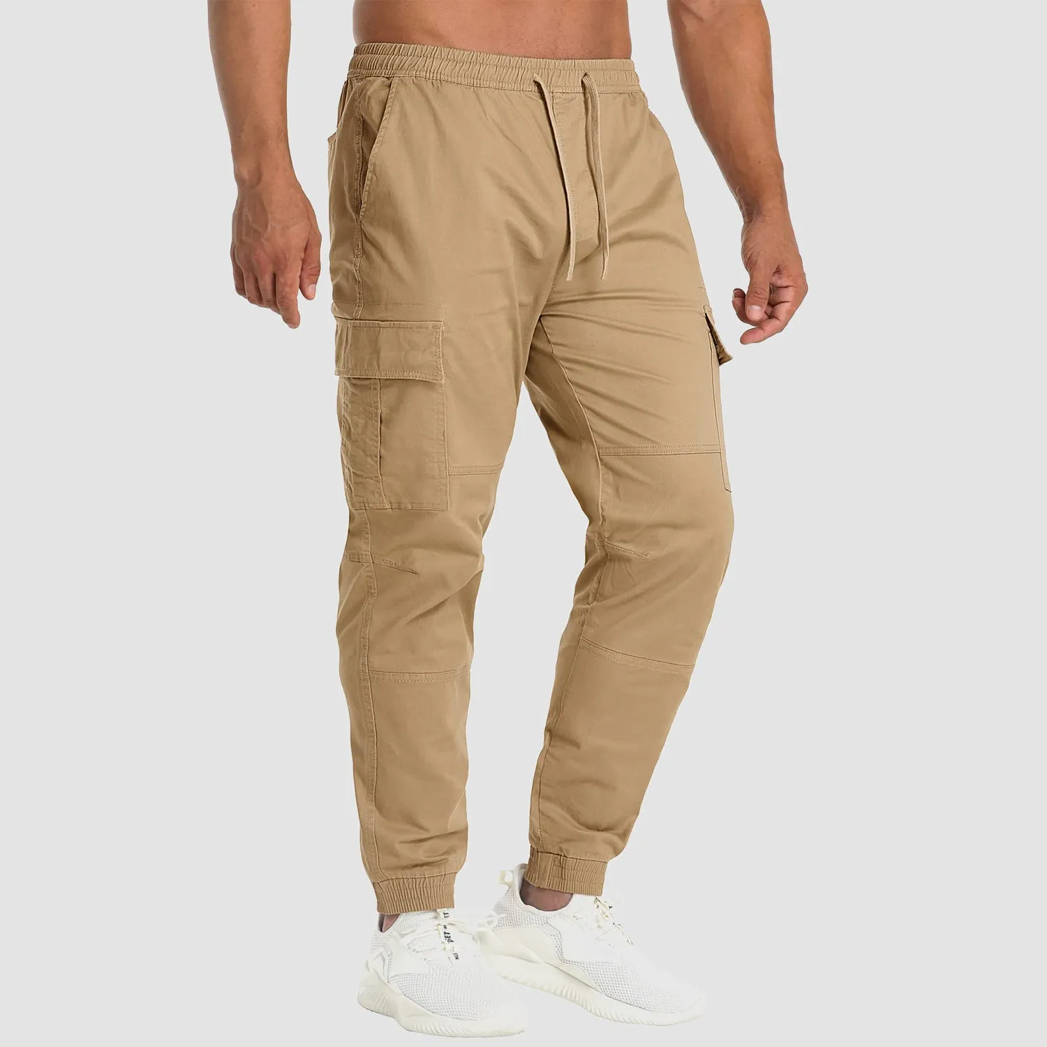 Men's Cargo Pants Elastic Waist Quick Dry Trousers