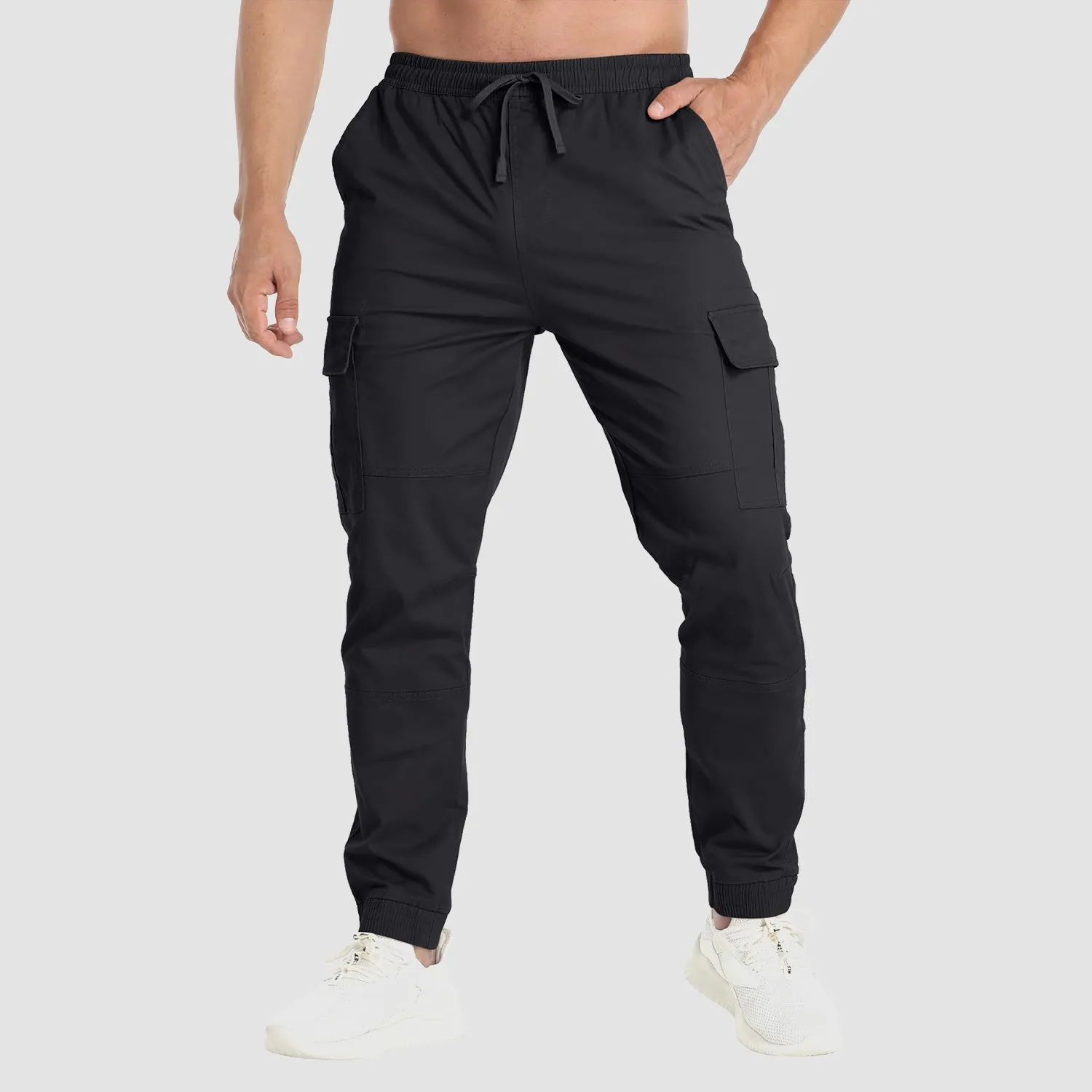 Men's Cargo Pants Elastic Waist Quick Dry Trousers