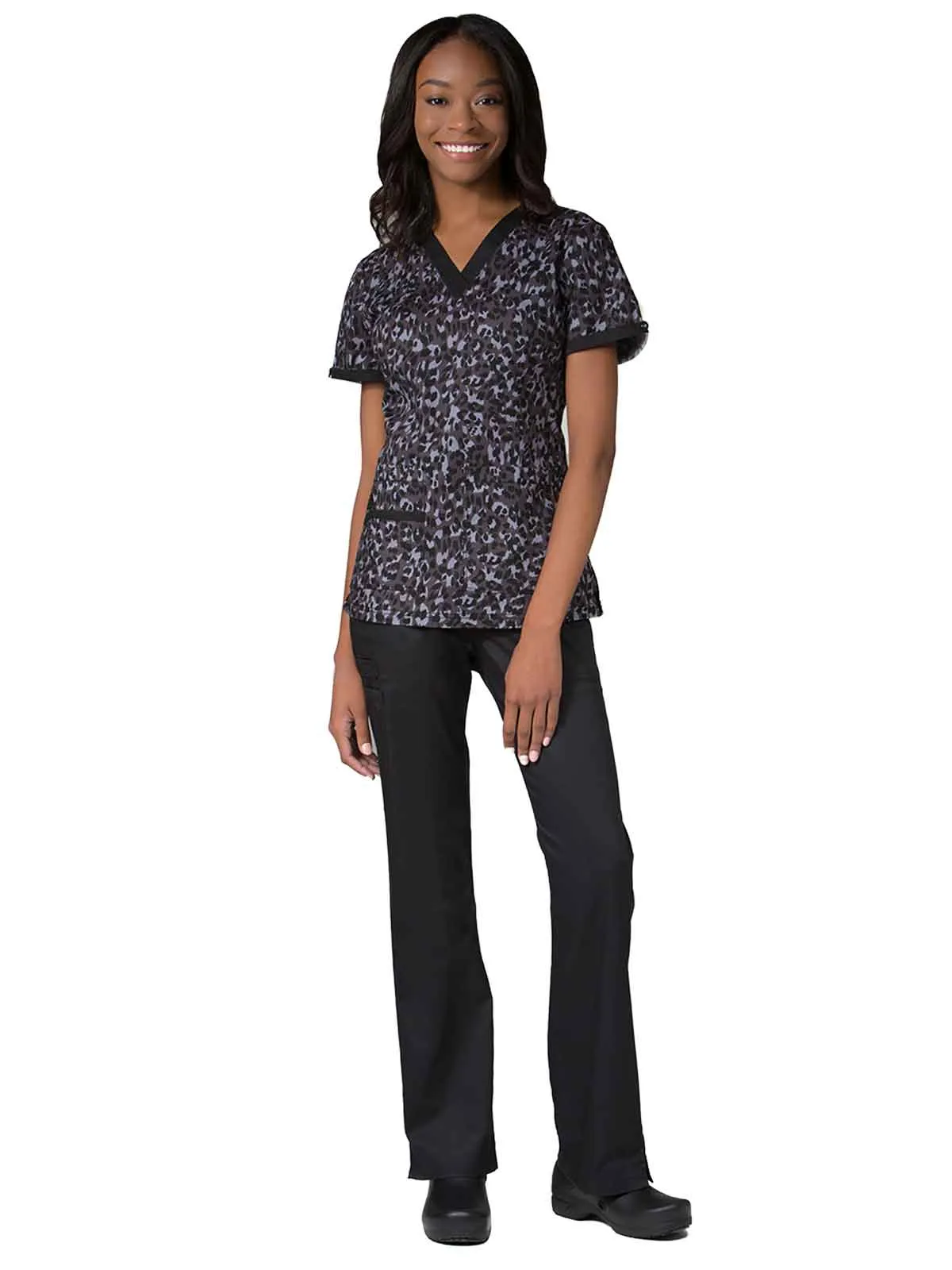 Prints - Women's V-Neck Print Top
