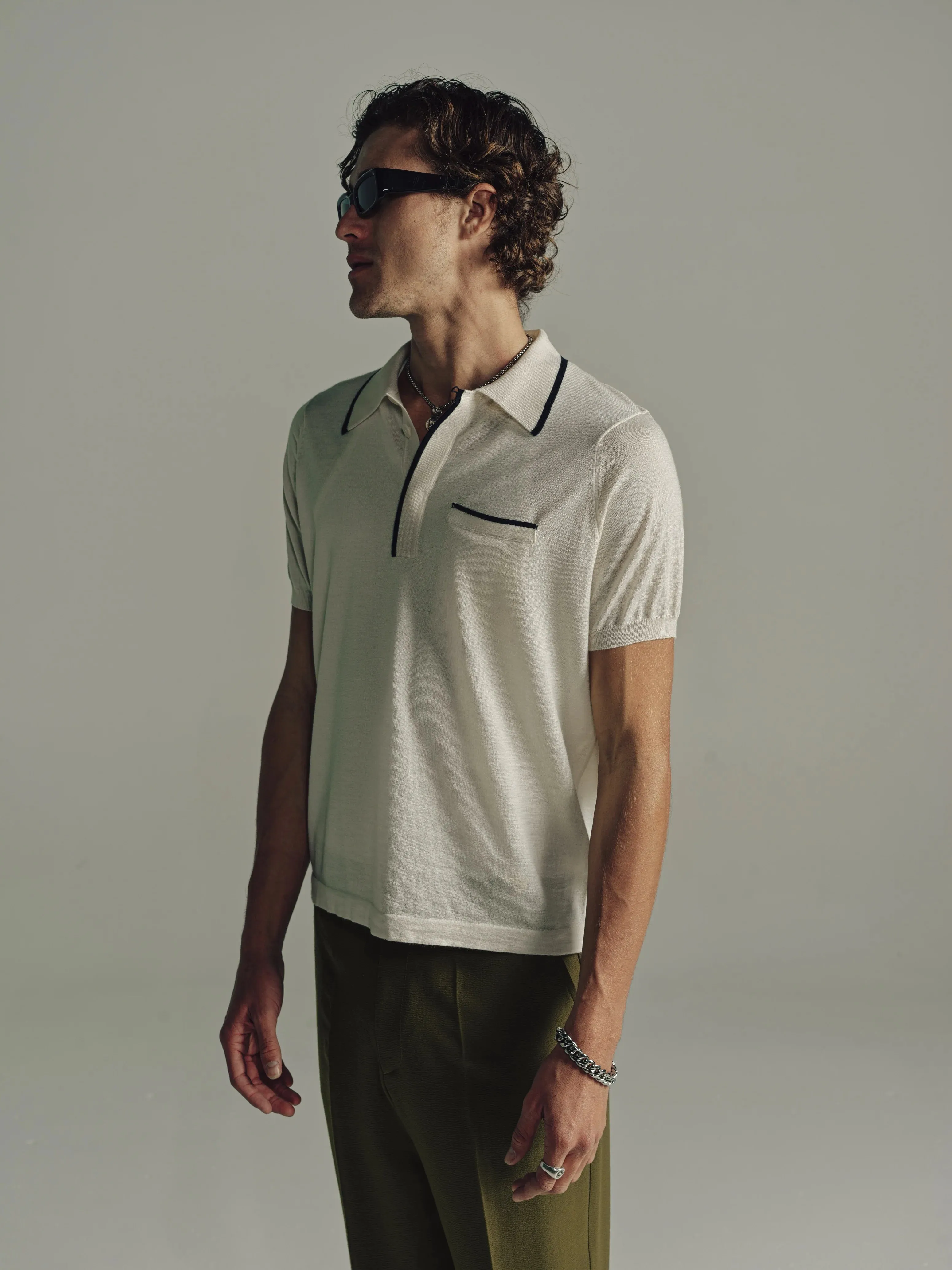 Second Layer Pablito Polo Black/Ivory