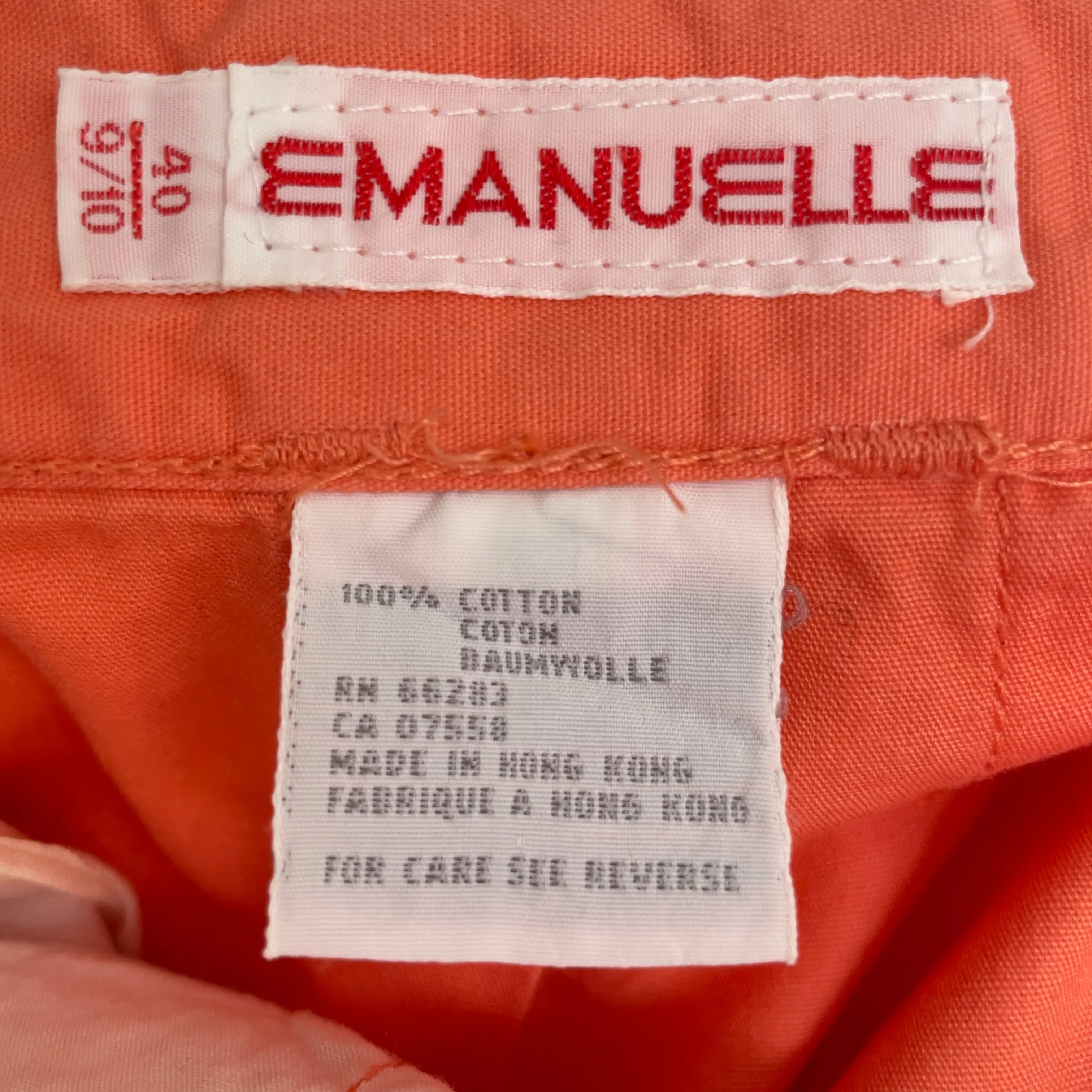 Vintage Peach Pleated Culottes